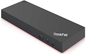 img 2 attached to 💻 Lenovo ThinkPad Thunderbolt 3 Dock Gen 2 135W (40AN0135US): Dual 4K Display, HDMI, DP, USB-C, USB 3.1, Black