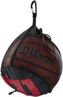 wilson single ball basketball bag logo