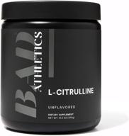 💪 boost performance & recovery with bad athletics l-citrulline powder 300g - increase l-arginine & nitric oxide, 83 servings logo