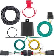 curt 56407 custom 4-pin trailer wiring harness: 🚗 perfect fit for jeep wrangler jl & gladiator (black) logo