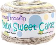 🧶 mary maxim first steps baby sweet cakes yarn: perfect for crafting adorable baby essentials logo