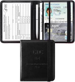 img 4 attached to 📝 ACdream Vaccine Card Holder - Essential Men's Accessory for Organization and Security