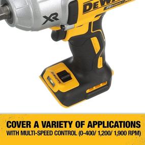 img 1 attached to 🔧 DEWALT Cordless Impact Wrench Kit, 20V Max XR, High Torque, Brushless, 1/2-Inch, with Detent Pin Anvil (DCF899M1)