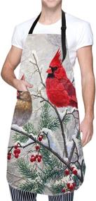 img 3 attached to Christmas Cardinal Bird Унисекс Устойчивость к каплям воды