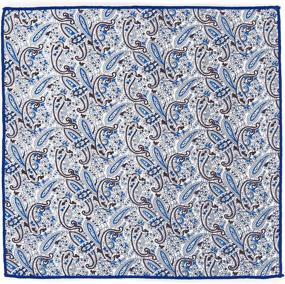 img 1 attached to 💎 Luxurious Paisley Checker Handkerchief - Exude Class and Confidence