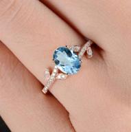 xiaomei fashion aquamarine wedding jewelry logo