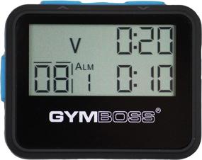 img 3 attached to 🕒 Gymboss Interval Timer and Stopwatch - Black/Blue Softcoat - Enhanced SEO