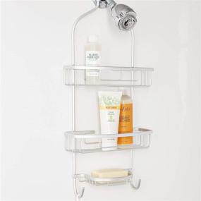 img 1 attached to Inspired Living Shelf Organizer Rack: Rust-Proof Shower-Caddies for Reade, Sleek Matte Aluminum Design