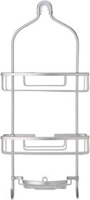 img 3 attached to Inspired Living Shelf Organizer Rack: Rust-Proof Shower-Caddies for Reade, Sleek Matte Aluminum Design