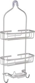 img 4 attached to Inspired Living Shelf Organizer Rack: Rust-Proof Shower-Caddies for Reade, Sleek Matte Aluminum Design