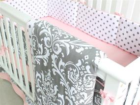 img 2 attached to Charming Purple Floral Nursery Bedding for Kids' Home Store: Exquisite Pieces for a Cozy Nursery