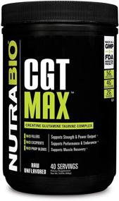 img 2 attached to 💪 NutraBio CGT-MAX Powder - Optimal Muscle Recovery and Strength Enhancement - 40 Servings - Unflavored