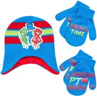 pj masks mitten gloves weather boys' accessories logo