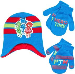 img 4 attached to PJ Masks Mitten Gloves Weather Boys' Accessories