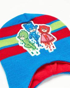 img 1 attached to PJ Masks Mitten Gloves Weather Boys' Accessories