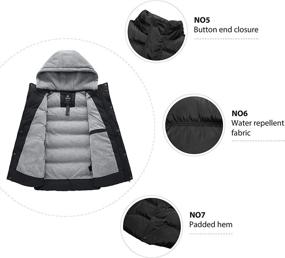 img 2 attached to Quilted Puffer Vest for Women - Thicken Warm Winter Coat with Removable Hood by Wantdo