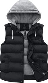 img 4 attached to Quilted Puffer Vest for Women - Thicken Warm Winter Coat with Removable Hood by Wantdo