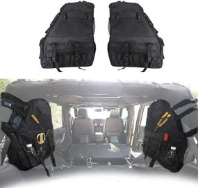 img 1 attached to 🛒 MOTLTECH Roll Bar Storage Bag Cage: Organize Your Jeep Wrangler JK JL CJ TJ Rubicon 4-Door with Multiple Pockets for Tool Kits, Drinks, Phone, Tissues & Gadgets