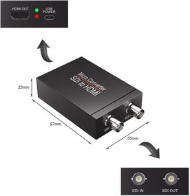 img 2 attached to Рыбозен SDI в HDMI видео микро-конвертер с аудио дубликатором - адаптер для SD-SDI, HD-SDI и 3G-SDI сигналов, автоматическое определение формата.