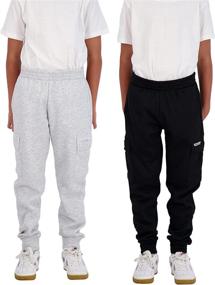 img 4 attached to Hind Sweatpants Pockets Athletic Black Charcoal Boys' Clothing for Active