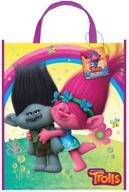 🎉 сумка dreamworks trolls для вечеринки - мультцветная, универсальный размер - 1 штука логотип