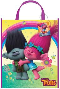 img 1 attached to 🎉 DREAMWORKS Trolls Party Tote Bag - Multicolor, One Size - 1 Count