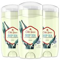 🌊 old spice aluminum-free deodorant for men, deep sea scent, pack of 3 – ocean-inspired formula with natural elements, 3 oz logo