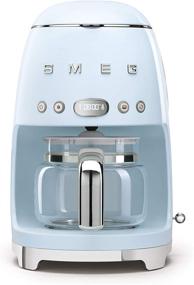 img 1 attached to ☕ Smeg 50's Retro Style Drip Filter Coffee Machine, 10 Cups, Pastel Blue - Perfect Blend of Style and Functionality