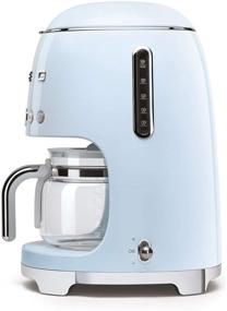 img 3 attached to ☕ Smeg 50's Retro Style Drip Filter Coffee Machine, 10 Cups, Pastel Blue - Perfect Blend of Style and Functionality