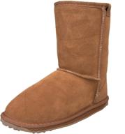 wallaby classic lo boot by emu australia - toddler/little kid/big kid sizes logo