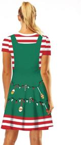 img 3 attached to 🎄 PIZOFF Short Sleeve Women's Christmas Dress in a Casual A-Line Style