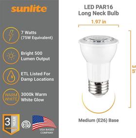 img 3 attached to Sunlite 80541 Dimmable LED Bulb: Powerful Equivalent Lumens for Bright and Adjustable Lighting