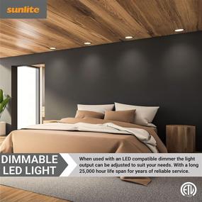 img 1 attached to Sunlite 80541 Dimmable LED Bulb: Powerful Equivalent Lumens for Bright and Adjustable Lighting