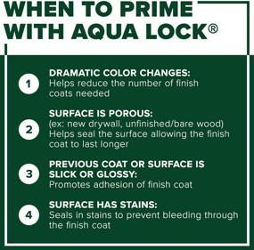 img 2 attached to 🔒 Aqua Lock Plus Water-Based Sealer Primer, 1 Gallon, White - 100% Acrylic Version (INSL-X AQ040009A-01)