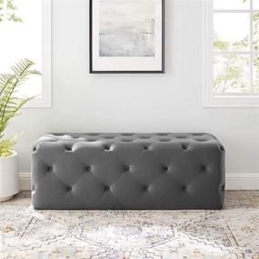 img 4 attached to Modway Anthem Tufted Performance Ottoman Furniture