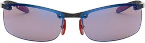 img 4 attached to Очки для солнца Ray-Ban ORB8305MF005H064 с поляризованными иридиевыми линзами для мужчин.