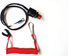 img 3 attached to 🔌 High-Quality SouthMarine Kill Stop Switch & Safety Tether Lanyard for Yamaha, Tohatsu, and Honda Outboard Motors