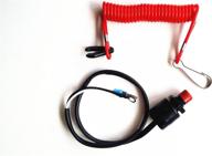 🔌 высококачественная система kill stop switch & safety tether lanyard от southmarine для лодочных моторов yamaha, tohatsu и honda логотип