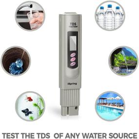 img 2 attached to 📊 Impressive Accuracy: iSpring TDS 3-Button Digital Water Quality Test Meter with Temperature Test Function