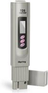 📊 impressive accuracy: ispring tds 3-button digital water quality test meter with temperature test function logo