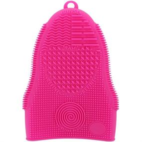 img 3 attached to Revolutionize your Makeup Brush Cleaning with ScivoKaval Silicone Cosmetic Brush Cleaner Glove Mat Mitt - Achieve Flawless Hygiene for Your Face Brushes and Eye Brushes!