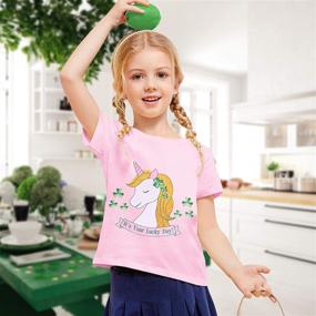 img 3 attached to 🦄 Adorable Unicorn Dinosaur Shirts for Toddler Girls: Clothing and Tops, Tees & Blouses