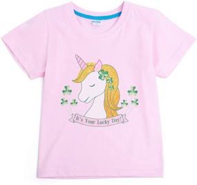 img 1 attached to 🦄 Adorable Unicorn Dinosaur Shirts for Toddler Girls: Clothing and Tops, Tees & Blouses