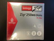 iomega 4-pack zip 250mb disks in sleeves 💾 - compatible with pc and mac (no longer manufactured) logo