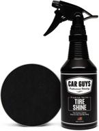 🚗 car guys tire shine: easy application & long lasting uv protection - 18 oz kit logo