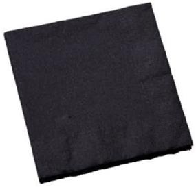 img 2 attached to Black Beverage Napkins 30 Ct