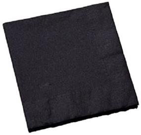 img 1 attached to Black Beverage Napkins 30 Ct