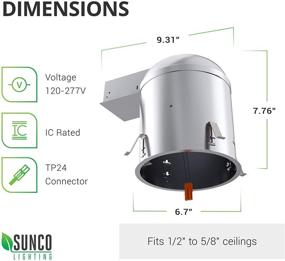 img 3 attached to 💡 Efficient Sunco Lighting Aluminum 120 277V Connector for Seamless Electrical Connections