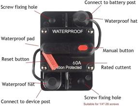 img 2 attached to Circuit Breaker Trolling 12V 48VDC Waterproof