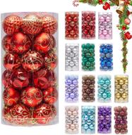 christmas ornaments decoration plastic shatterproof логотип